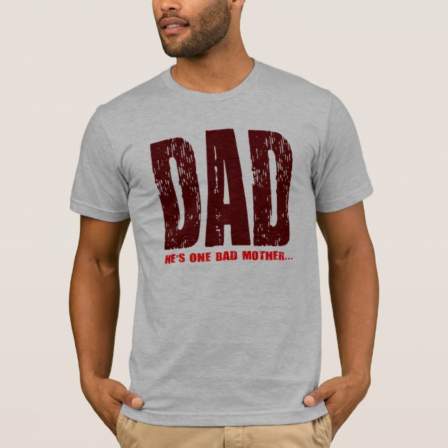 Camiseta Pai: É uma mãe má (Frente)