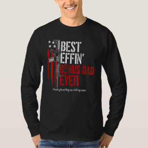 Camiseta Pai Effin Bonus De Effin Já Pai Direitos De Arma