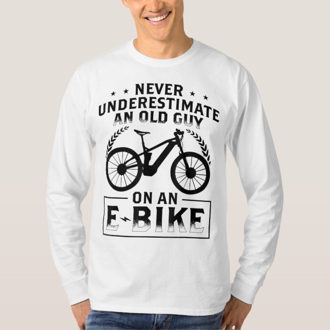 Camiseta Pai Elétrico De Bike E-Bike (Frente)