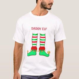 Camiseta Pai Elfo Natal Fashion
