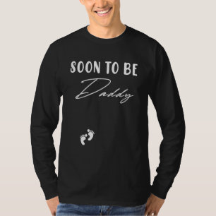 Camiseta Pai Em Breve Para Ser Dia de os pais Pai Primeira