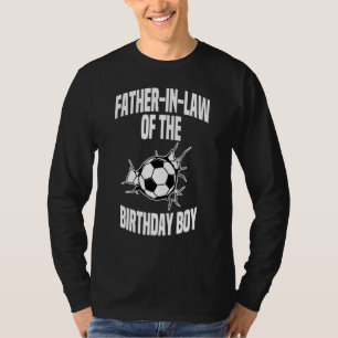 Camiseta Pai Em Direito Do Aniversário Da Equipe De Futebol