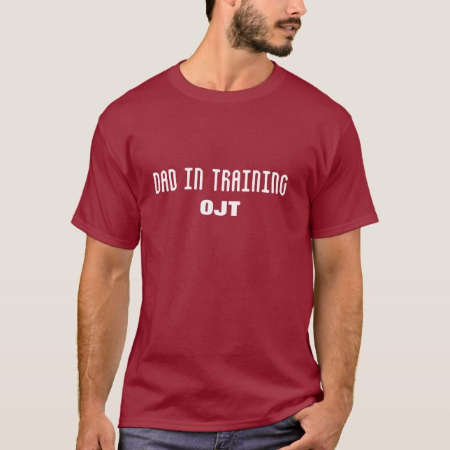 Camiseta Pai em Treinamento (Frente)