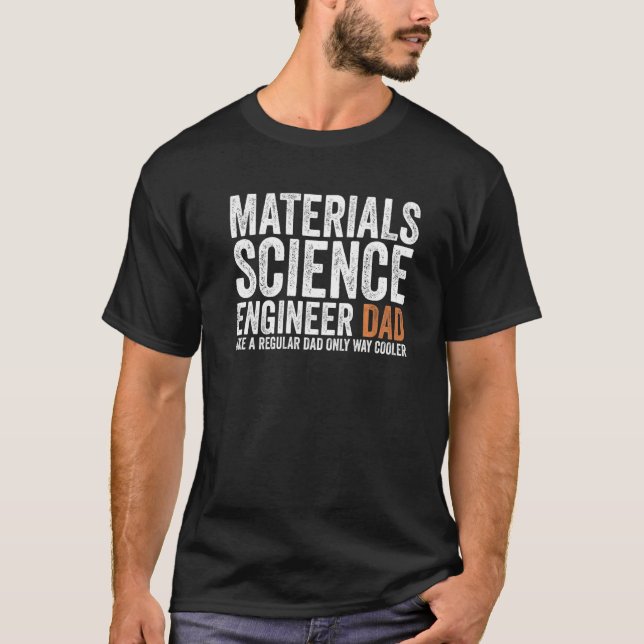 Camiseta Pai Engenheiro Como Um Pai Normal  Ciência dos Mat (Frente)