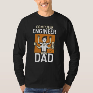 Camiseta Pai Engenheiro de Computador Programador Programad
