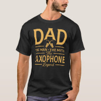 Pai engraçado a legenda do saxofone