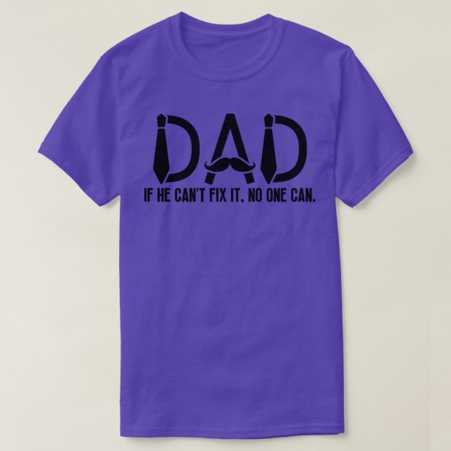 Camiseta Pai engraçado Aniversário 10 (Frente do Design)