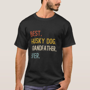Camiseta Pai Engraçado Cachorro Melhor Rouco Avô Alguma Vez