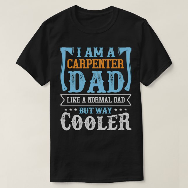 Camiseta Pai Engraçado Carpenter Handyman (Frente do Design)