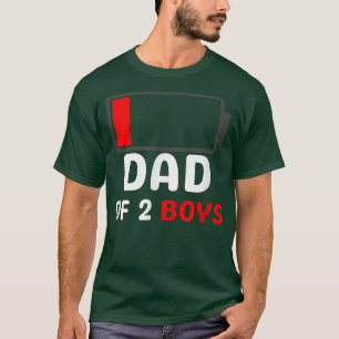 Camiseta Pai Engraçado De 2 Meninos 1271