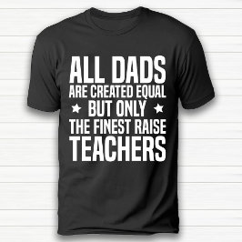 Camiseta Pai Engraçado de Professora ou Avô Feliz Aniversár