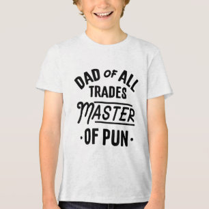 Camiseta Pai Engraçado De Todas As Profissões Mestre Do Dia