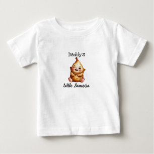 Camiseta Pai Engraçado Desi Piada Pequeno Samosa Pessoal