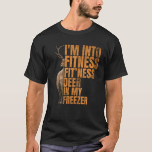Camiseta Pai Engraçado Estou na Malhação Deer Freezer Hun