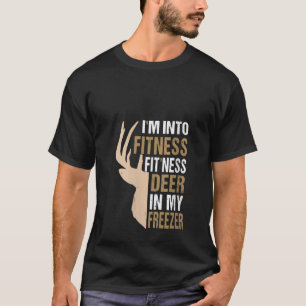 Camiseta Pai Engraçado Estou na Malhação Deer Freezer Hun