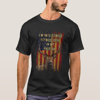 Camiseta Pai Engraçado Estou na Malhação Deer Freezer Hun