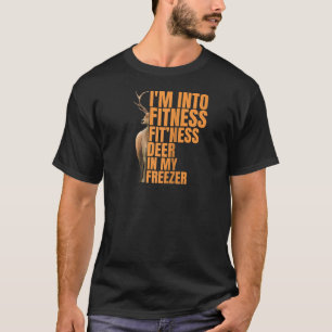 Camiseta Pai Engraçado Estou na Malhação Deer Freezer Hun