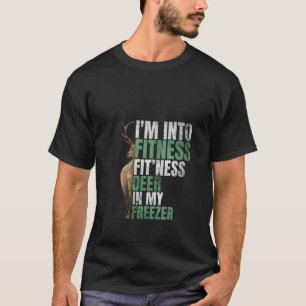 Camiseta Pai Engraçado Estou na Malhação Deer Freezer Hun
