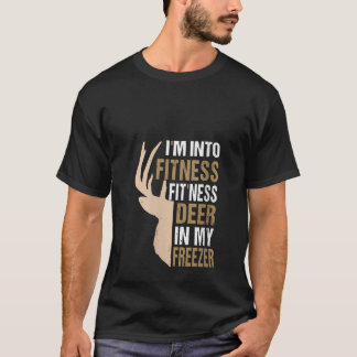 Camiseta Pai Engraçado Estou na Malhação Deer Freezer Hun
