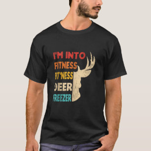 Camiseta Pai Engraçado Estou na Malhação Deer Freezer Hun