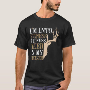 Camiseta Pai Engraçado Estou na Malhação Deer Freezer Hun