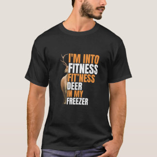 Camiseta Pai Engraçado Estou na Malhação Deer Freezer Hun