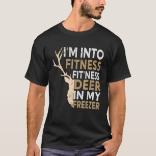 Camiseta Pai Engraçado Estou na Malhação Deer Freezer Hun