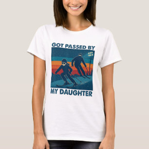 Camiseta Pai Engraçado Foi Derrubado pela Filha Esquando Es