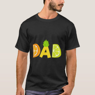 Camiseta Pai Engraçado Fruitarista Festa Verão Fruta Padre