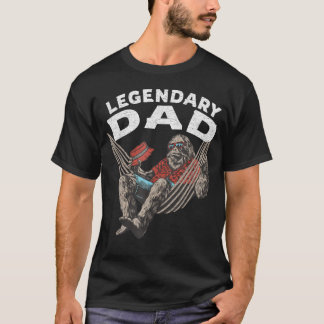 Camiseta Pai Engraçado Lendário