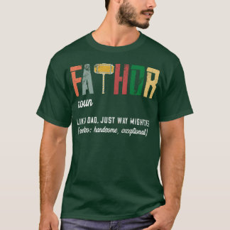 Camiseta Pai Engraçado Padre Fa amigos