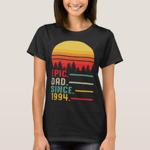 Camiseta Pai Epic Desde 1994 Feliz Dia de os pais