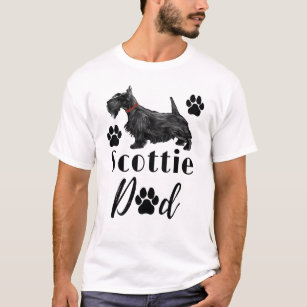 Camiseta Pai escocês Terrier Scottie Dog
