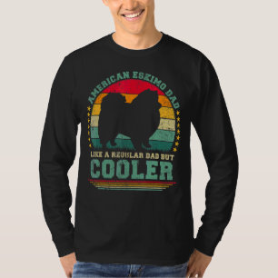 Camiseta Pai Eskimo Americano Como Um Pai Pai Regular