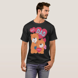 Camiseta Pai especial Urso Dia de os pais das Ursos Filhas