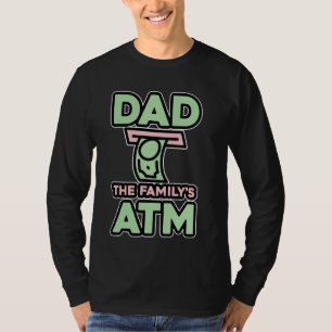 Camiseta Pai, especialista em finanças da família ATM da fa