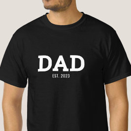 Camiseta Pai Estabeleceu Novo Presente de Pai