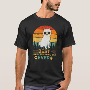 Camiseta Pai Estilo Retro Americano Melhor Eskimo