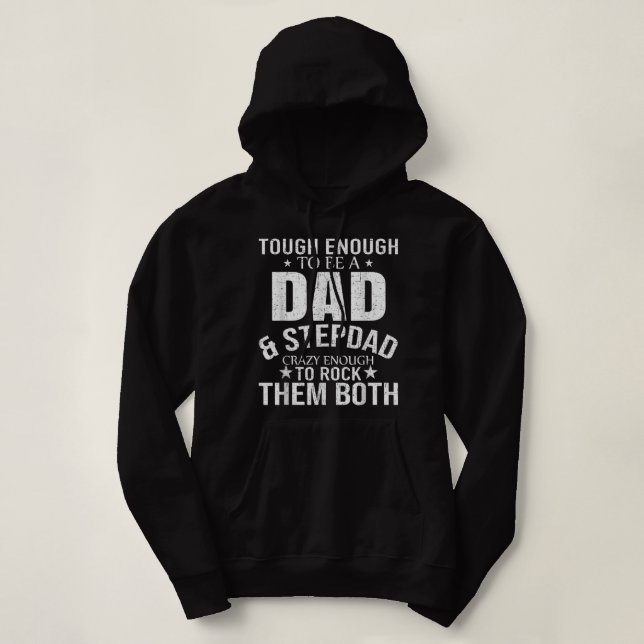 Camiseta pai Etapa Dia de os pais pai E Stepdad  (Frente do Design)