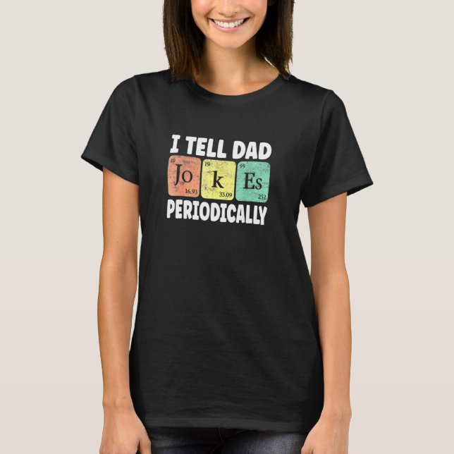 Camiseta Pai Eu Digo Piadas Pais Periodicamente 1 (Frente)