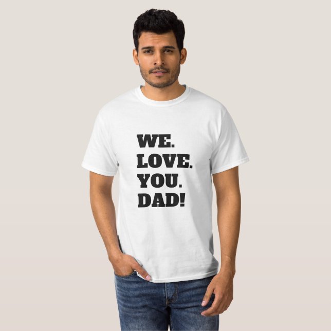 Camiseta Pai (eu te amo) (Frente Completa)