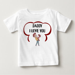 Camiseta Pai Eu Te Amo Cartoon Amor