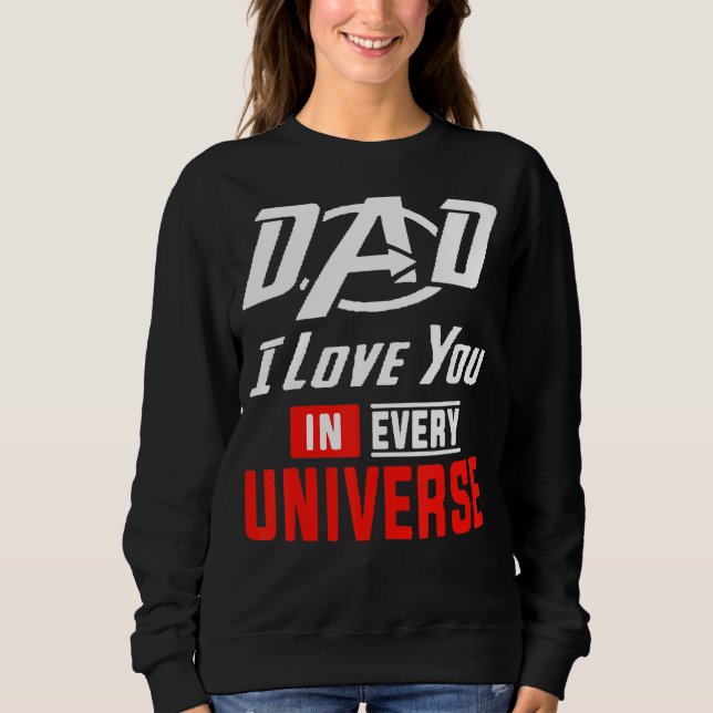 Camiseta Pai Eu Te Amo Em Cada Dia de os pais Universo (Frente)