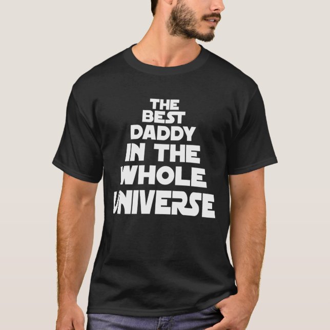 Camiseta Pai Eu Te Amo Em Cada Universo (Frente)