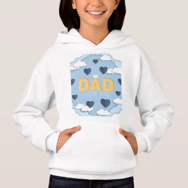 Camiseta Pai eu te amo, presente do dia dos pais  (Frente)