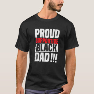 Camiseta Pai Excelente Pai preto de suporte orgulhoso Dia