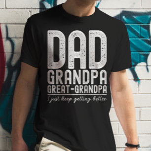 Camiseta Pai Excelente Vovô Dia de os pais Engraçado