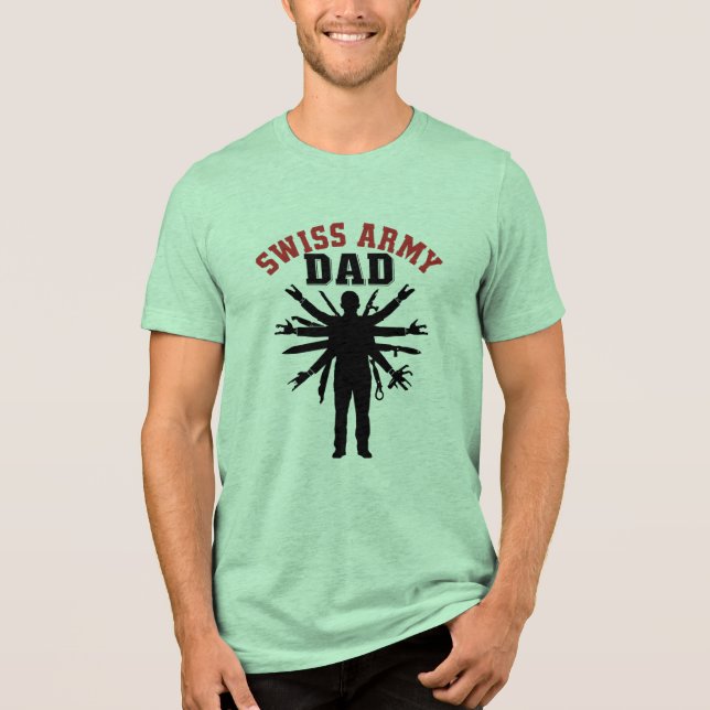 Camiseta Pai Exército Suíço (Frente)