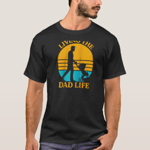 Camiseta Pai expectante VIVENDO A VIDA DE PAI Engraçado Fut