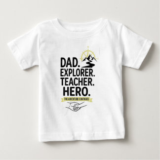 Camiseta Pai Explorador Professor Herói | Aventura
